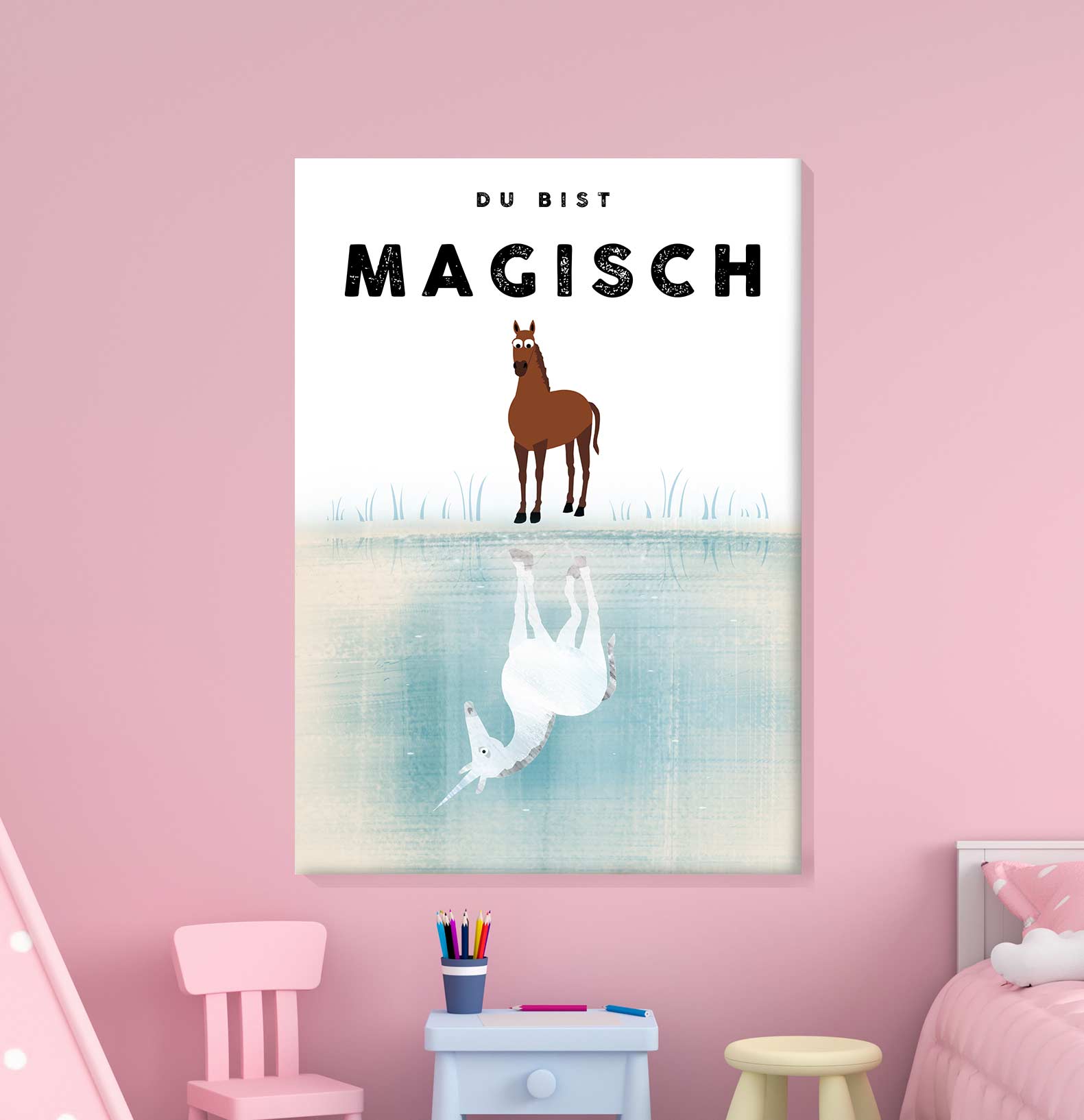 Du bist MAGISCH - Leinwand - Kindermut