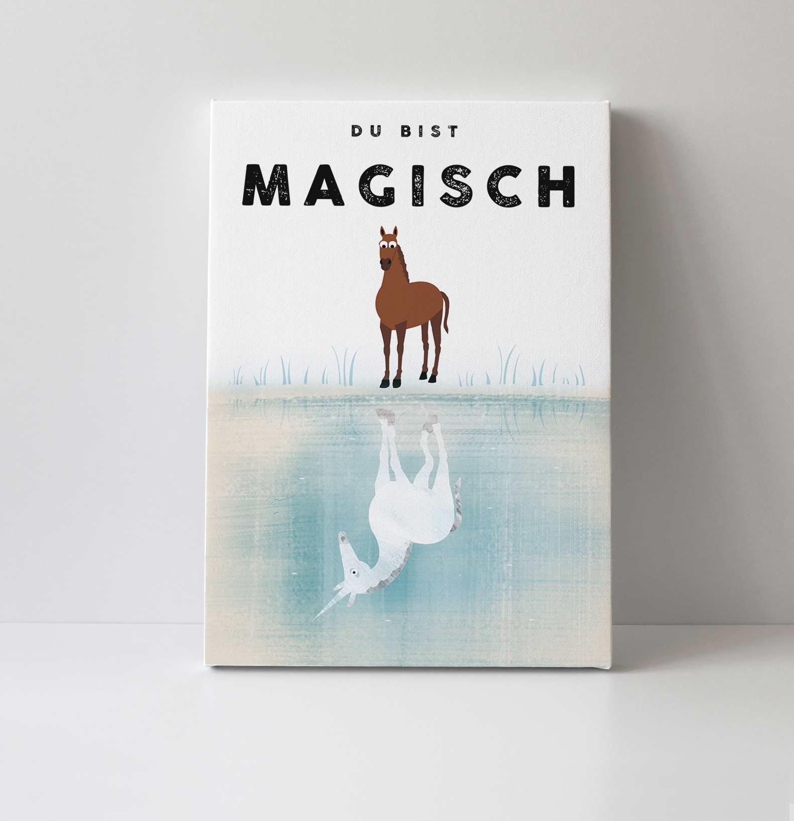 Du bist MAGISCH - Leinwand - Kindermut