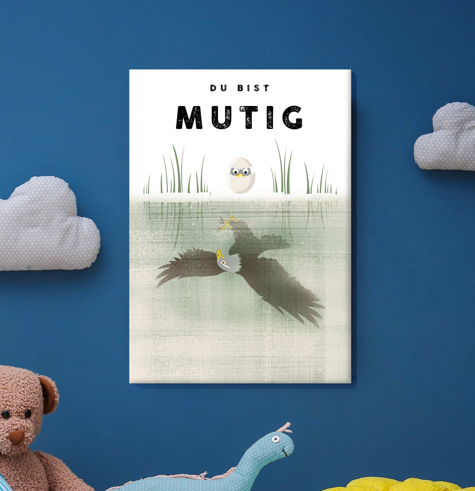 Du bist MUTIG - Leinwand - Kindermut