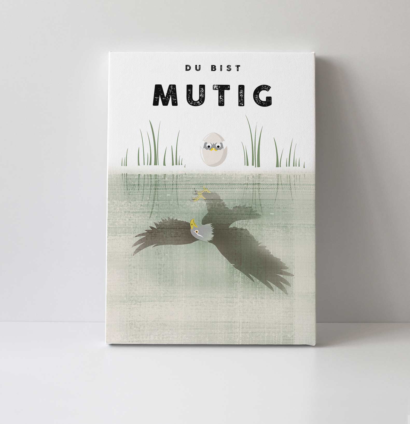 Du bist MUTIG - Leinwand - Kindermut