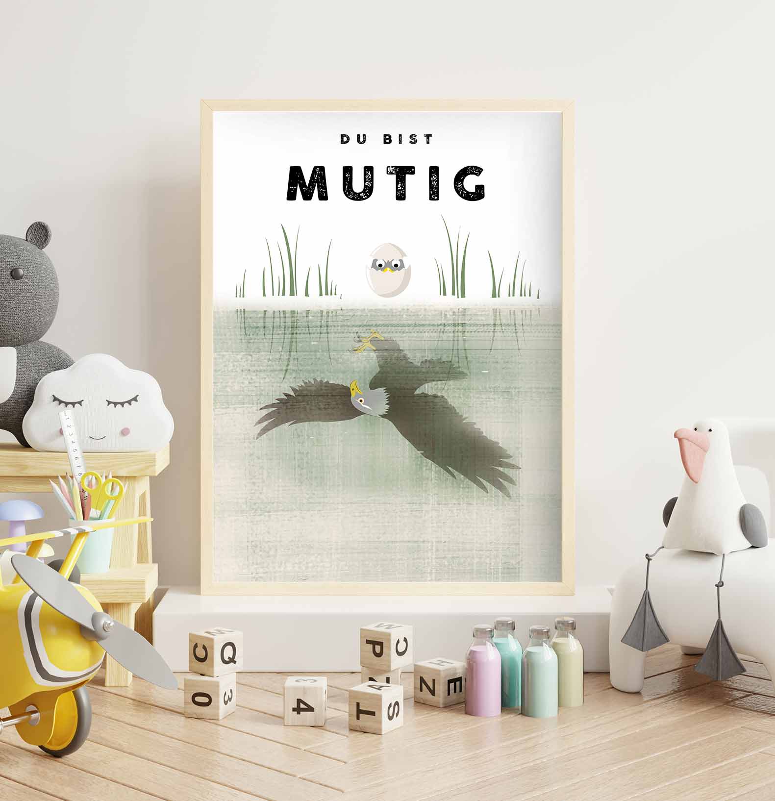 Du bist MUTIG - Poster - Kindermut
