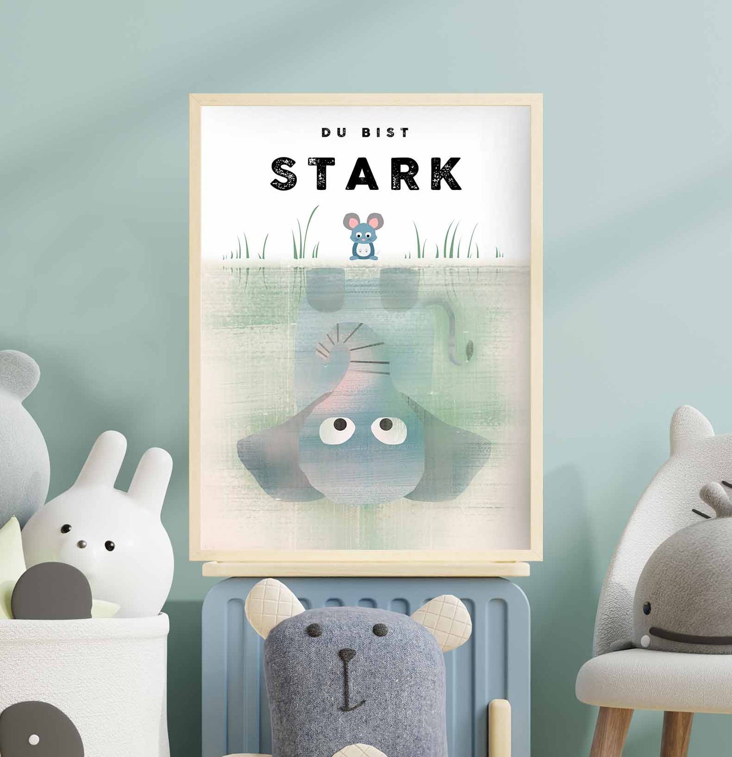 Du bist STARK - Poster - Kindermut