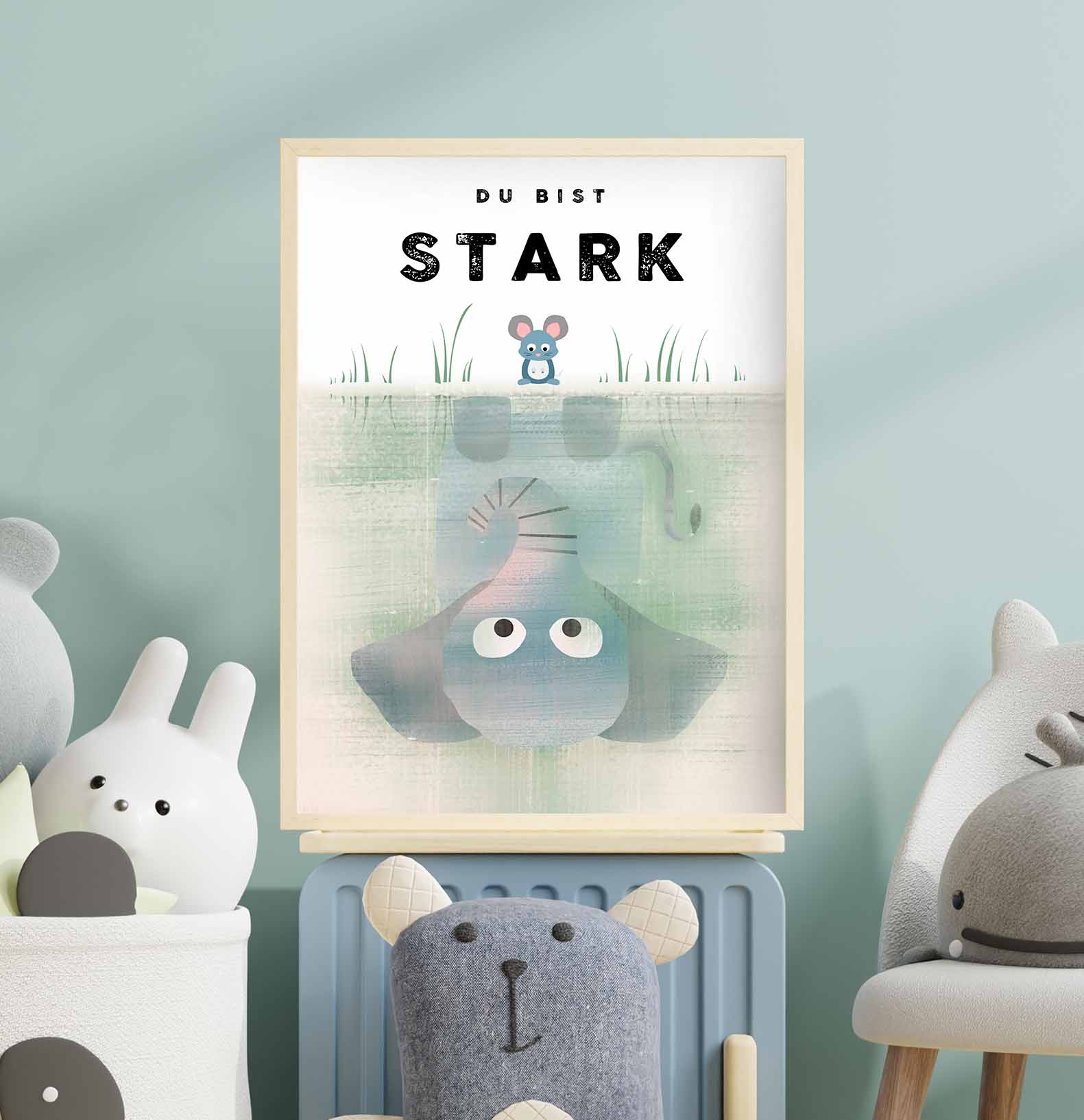 Du bist STARK - Poster - Kindermut