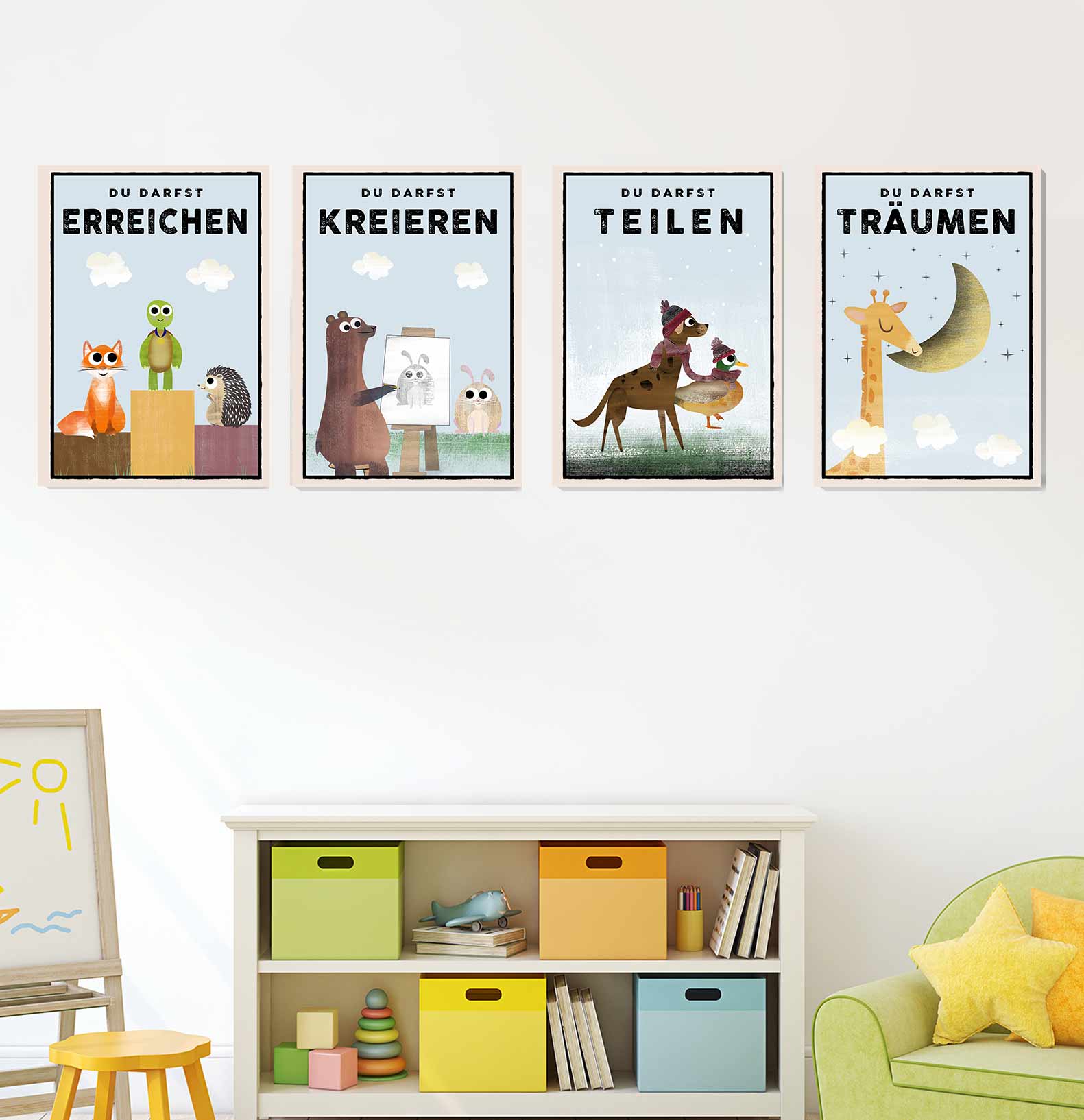 Du darfst ERREICHEN - Leinwand - Kindermut