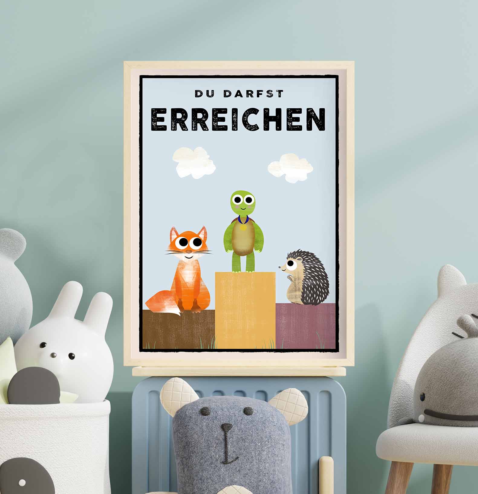 Du darfst ERREICHEN - Poster - Kindermut