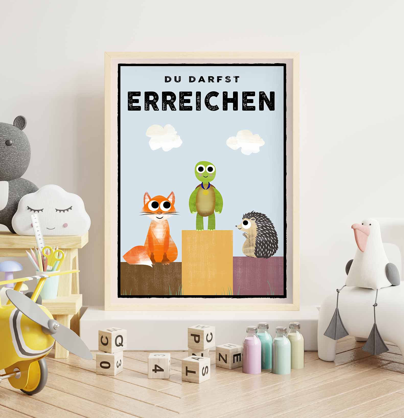 Du darfst ERREICHEN - Poster - Kindermut