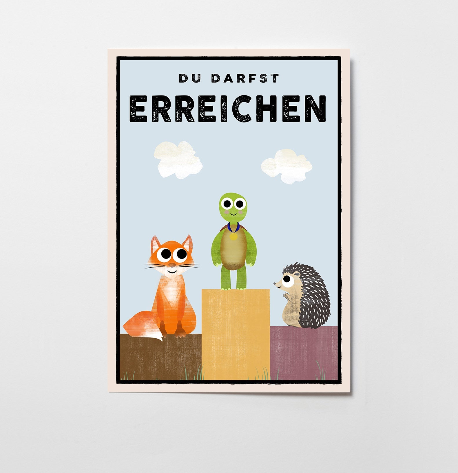 Du Darfst Sparpaket - 4er Poster Set - Kindermut