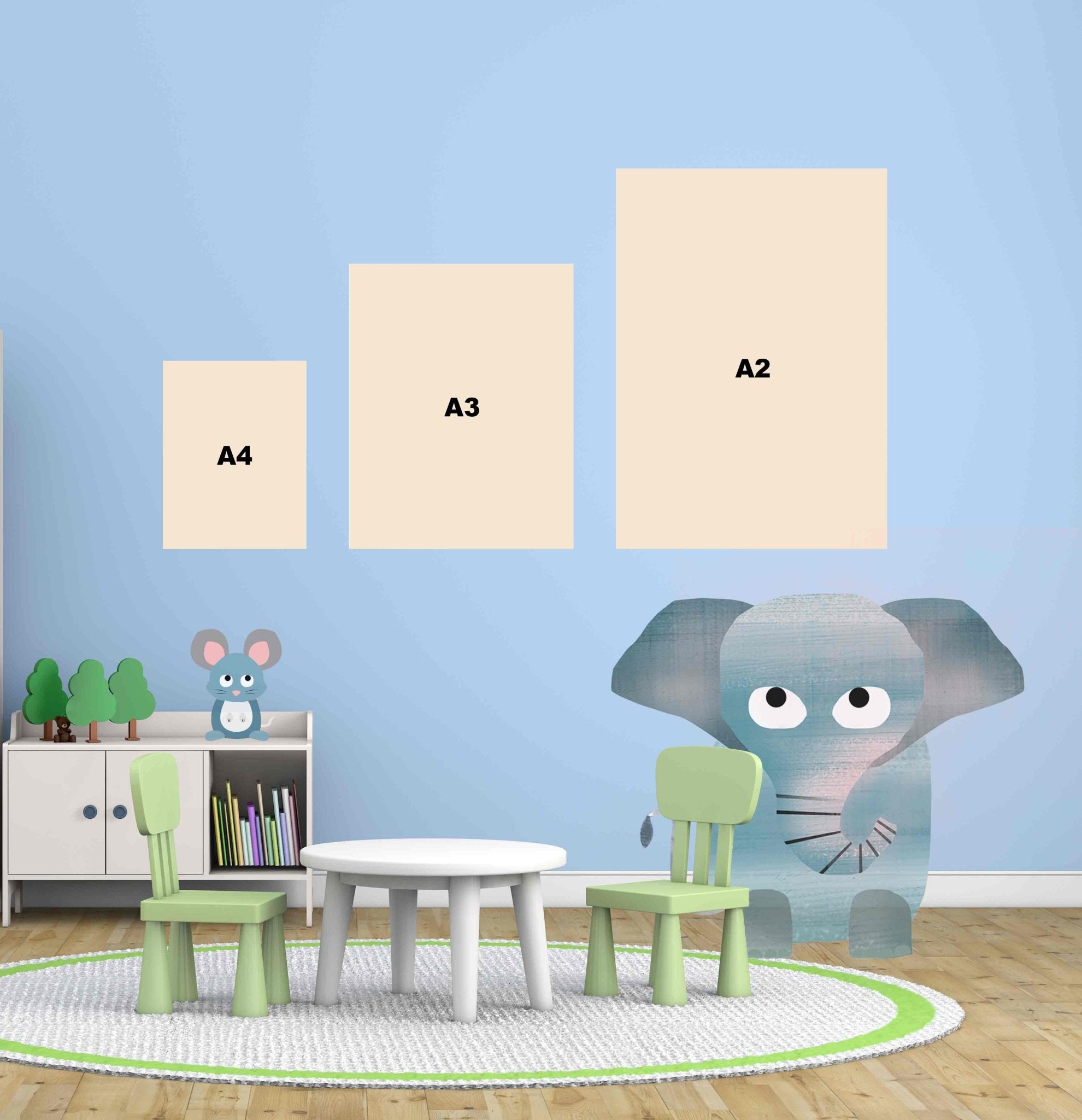 Du Darfst Sparpaket - 4er Poster Set - Kindermut