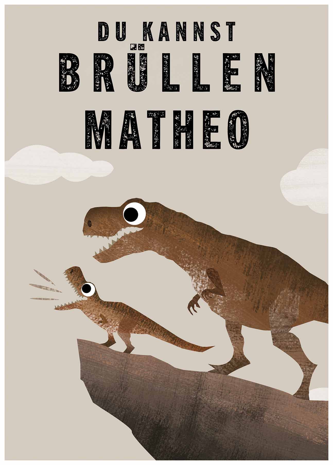 Du kannst brüllen mit Namen personalisiert - Kindermut