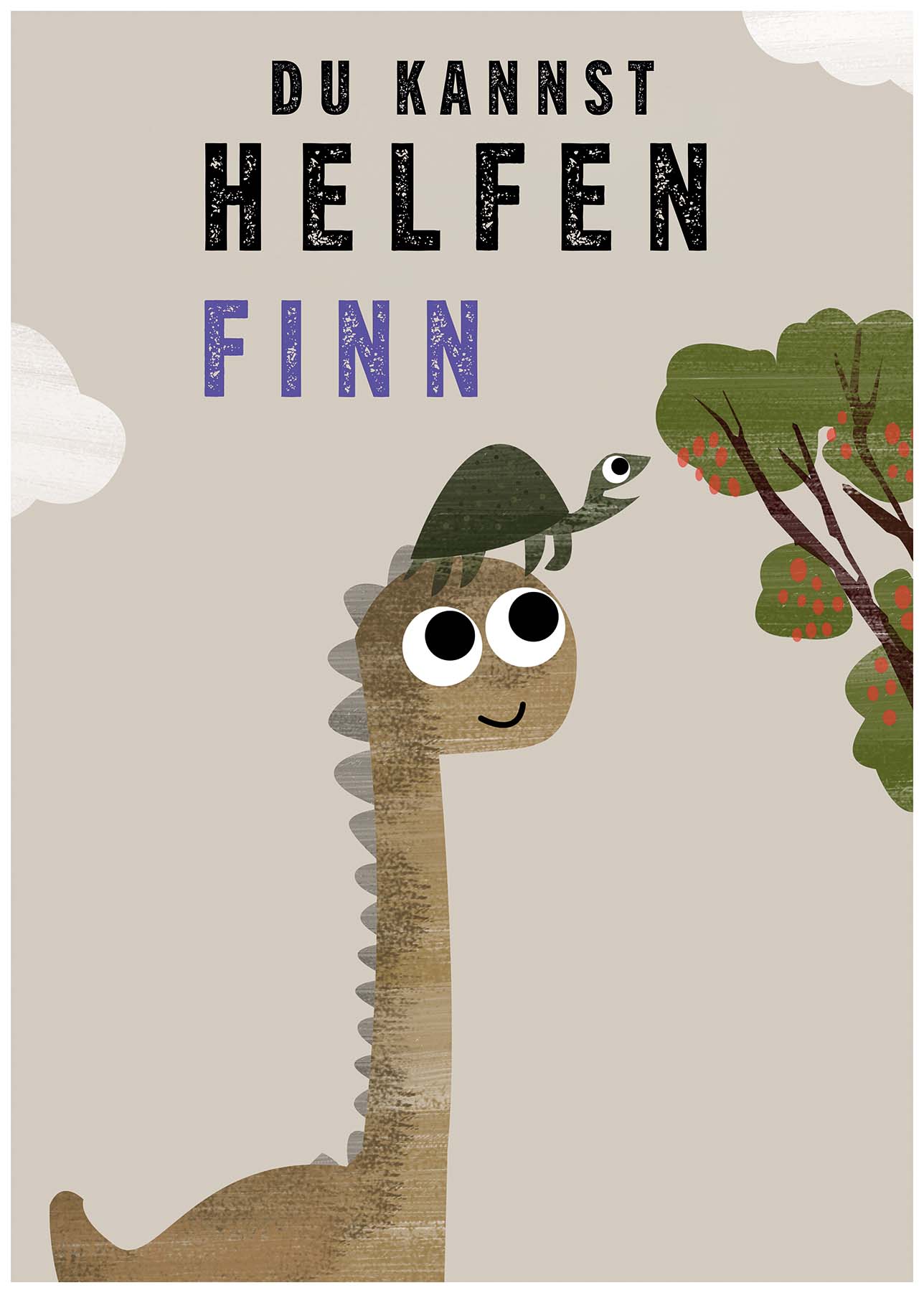 Du kannst helfen mit Namen personalisiert - Kindermut