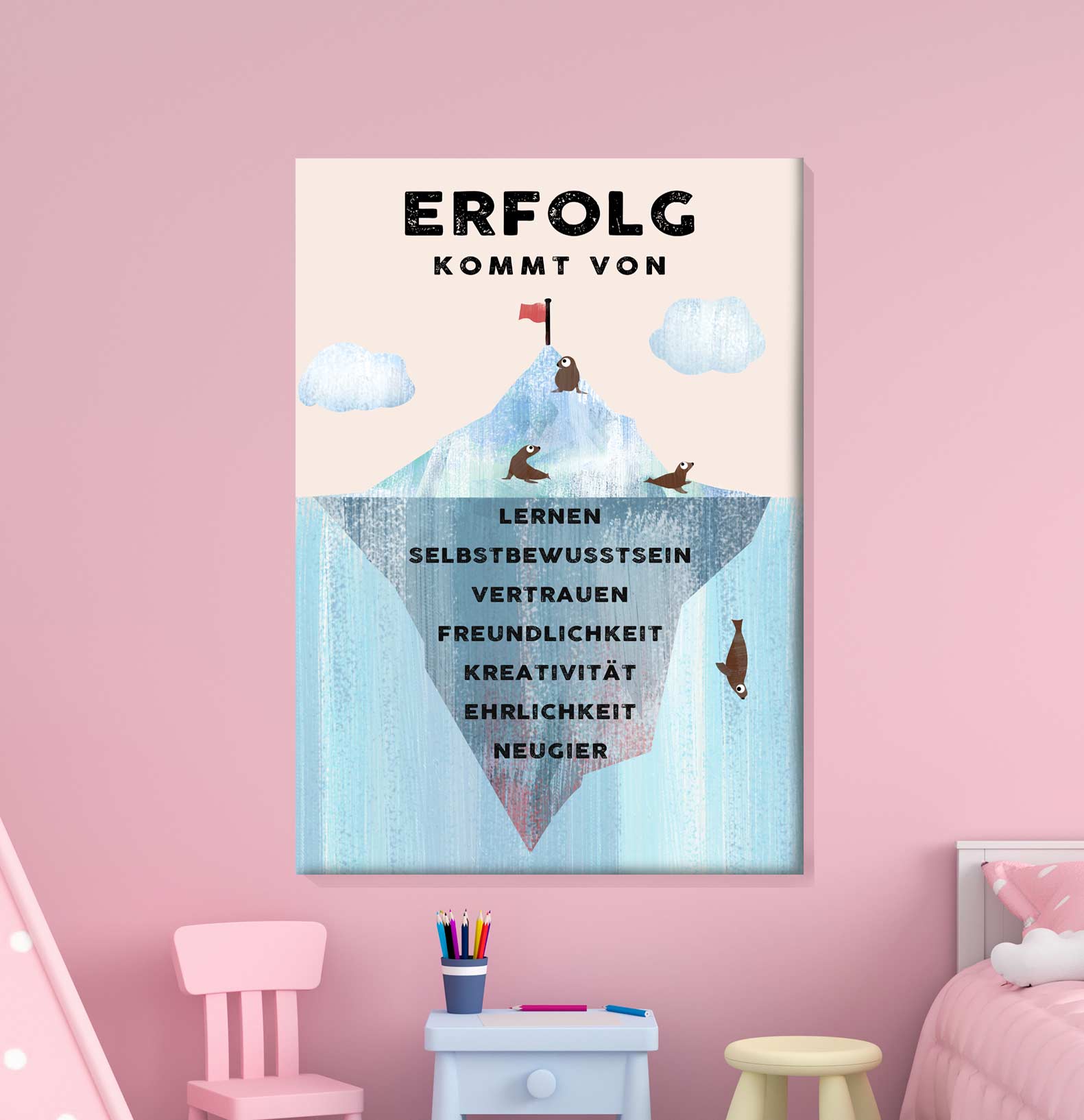 Erfolg - Leinwand - Kindermut