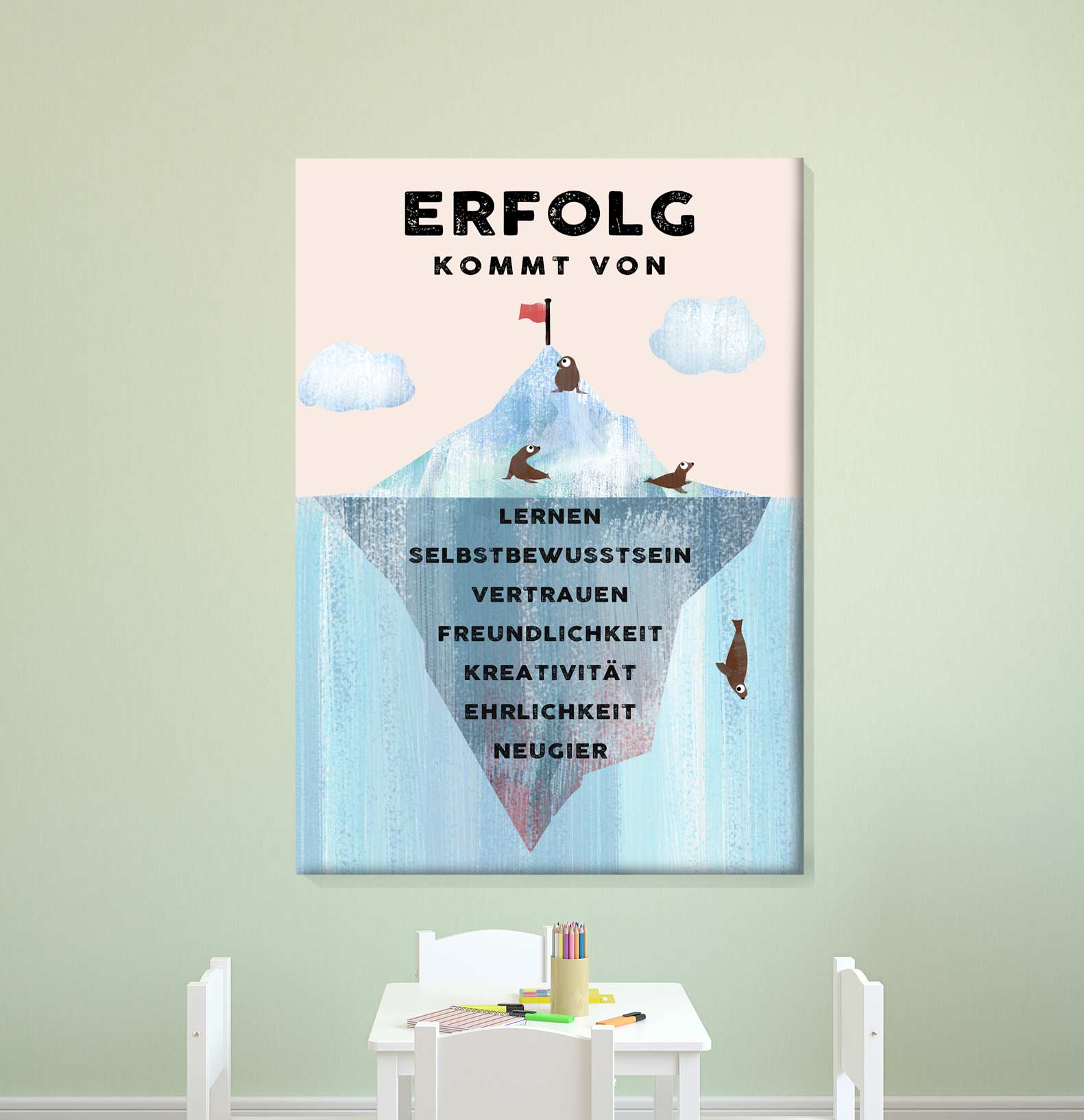 Erfolg - Leinwand - Kindermut
