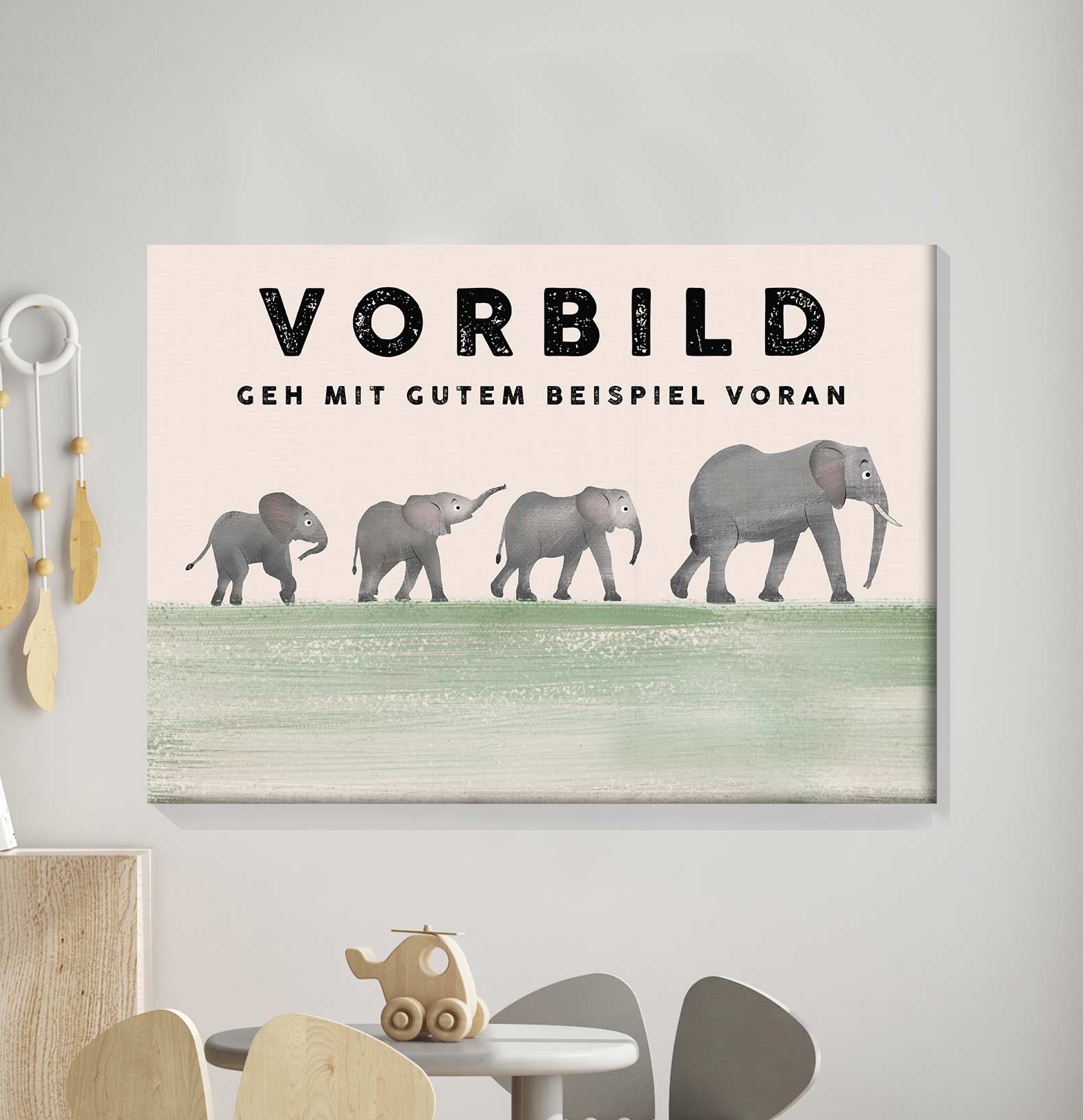 Vorbild - Leinwand - Kindermut
