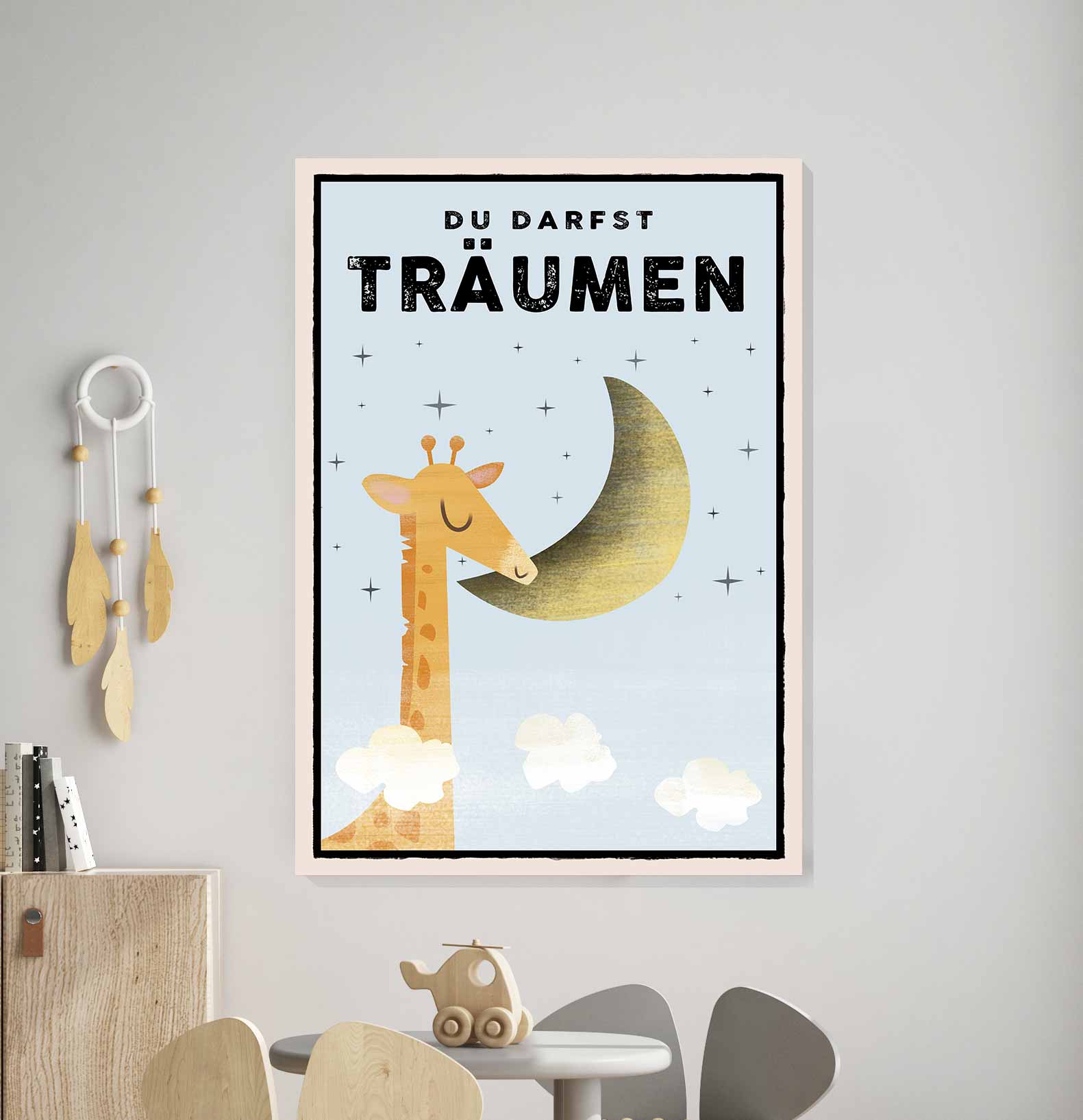 Wunschgabe Sparpaket - 4er Leinwand Set - Kindermut