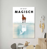 Du bist MAGISCH - Leinwand - Kindermut
