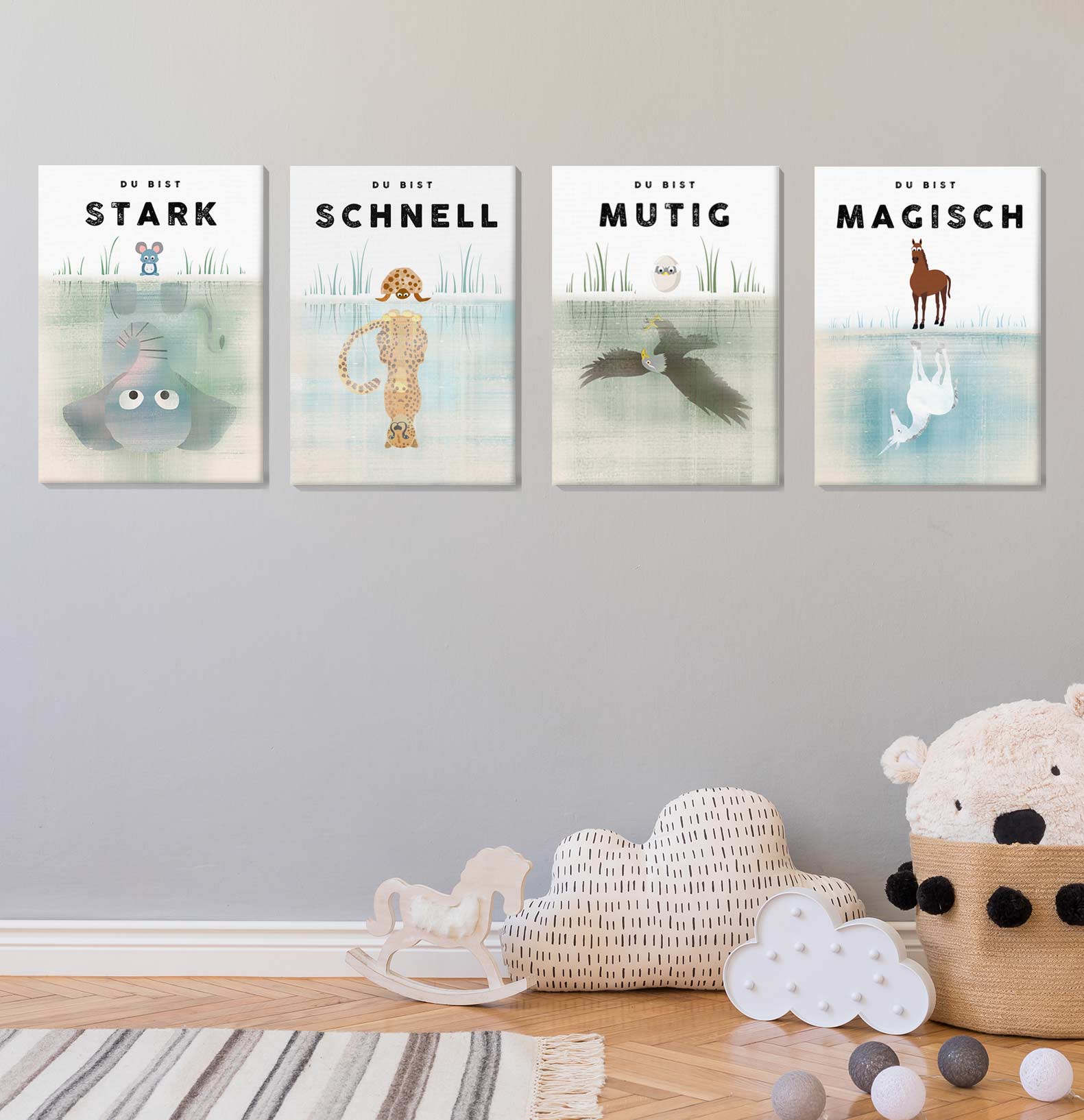 Du bist MUTIG - Leinwand - Kindermut