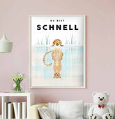 Du bist SCHNELL - Poster - Kindermut