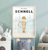 Du bist SCHNELL - Poster - Kindermut