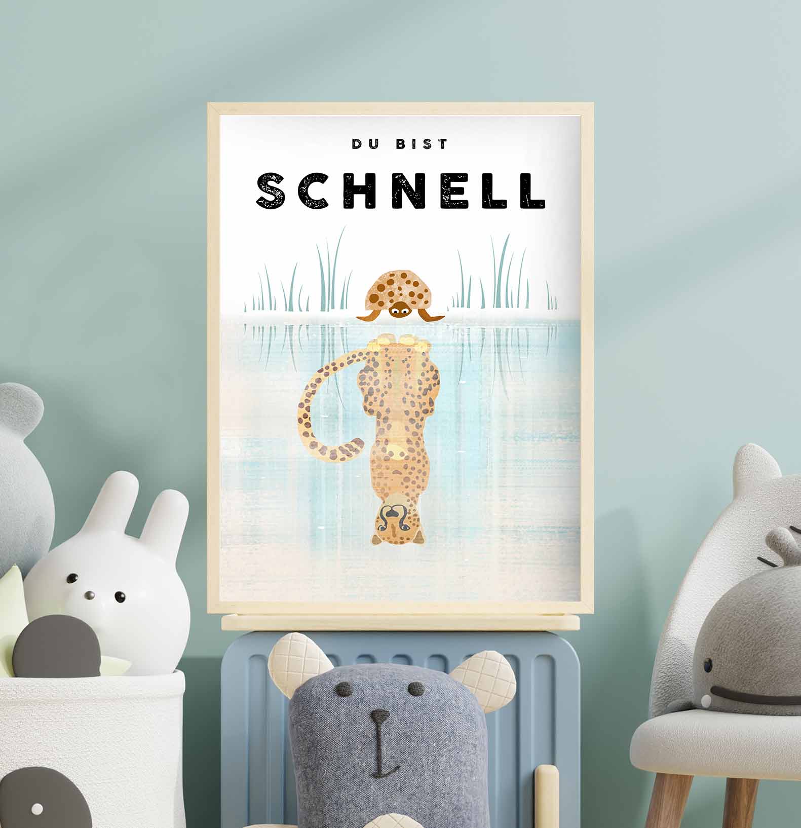 Du bist SCHNELL - Poster - Kindermut