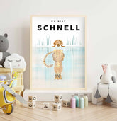 Du bist SCHNELL - Poster - Kindermut