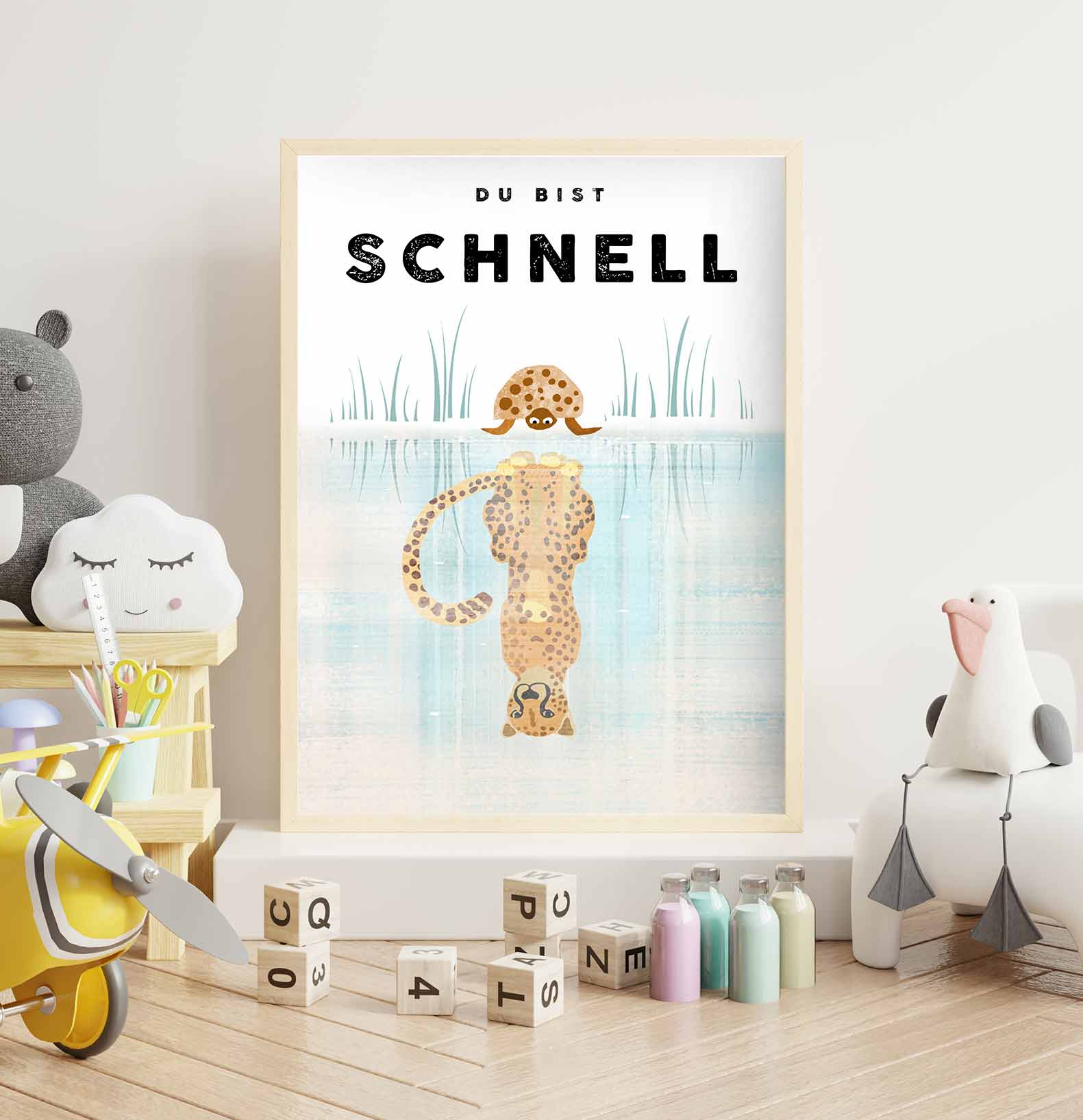 Du bist SCHNELL - Poster - Kindermut