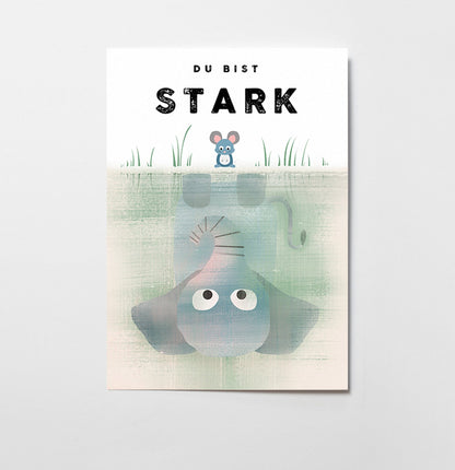 Du bist Sparpaket - 4er Poster Set - Kindermut