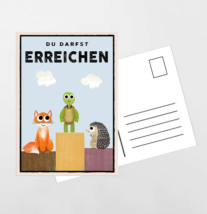 Du darfst Sparpaket - A5 Postkarten Set - Kindermut