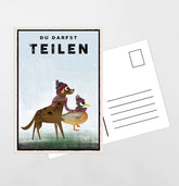 Du darfst Sparpaket - A5 Postkarten Set - Kindermut