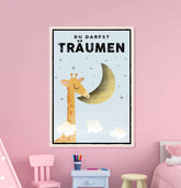 Du darfst TRÄUMEN - Leinwand - Kindermut