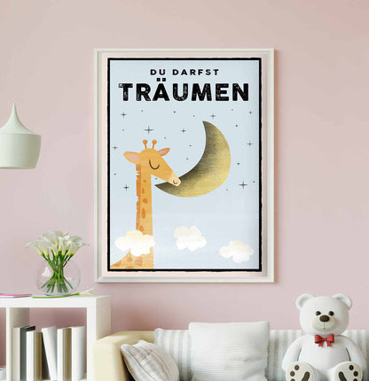 Du darfst TRÄUMEN - Poster - Kindermut