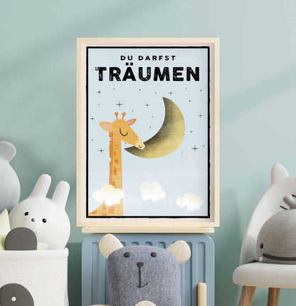 Du darfst TRÄUMEN - Poster - Kindermut