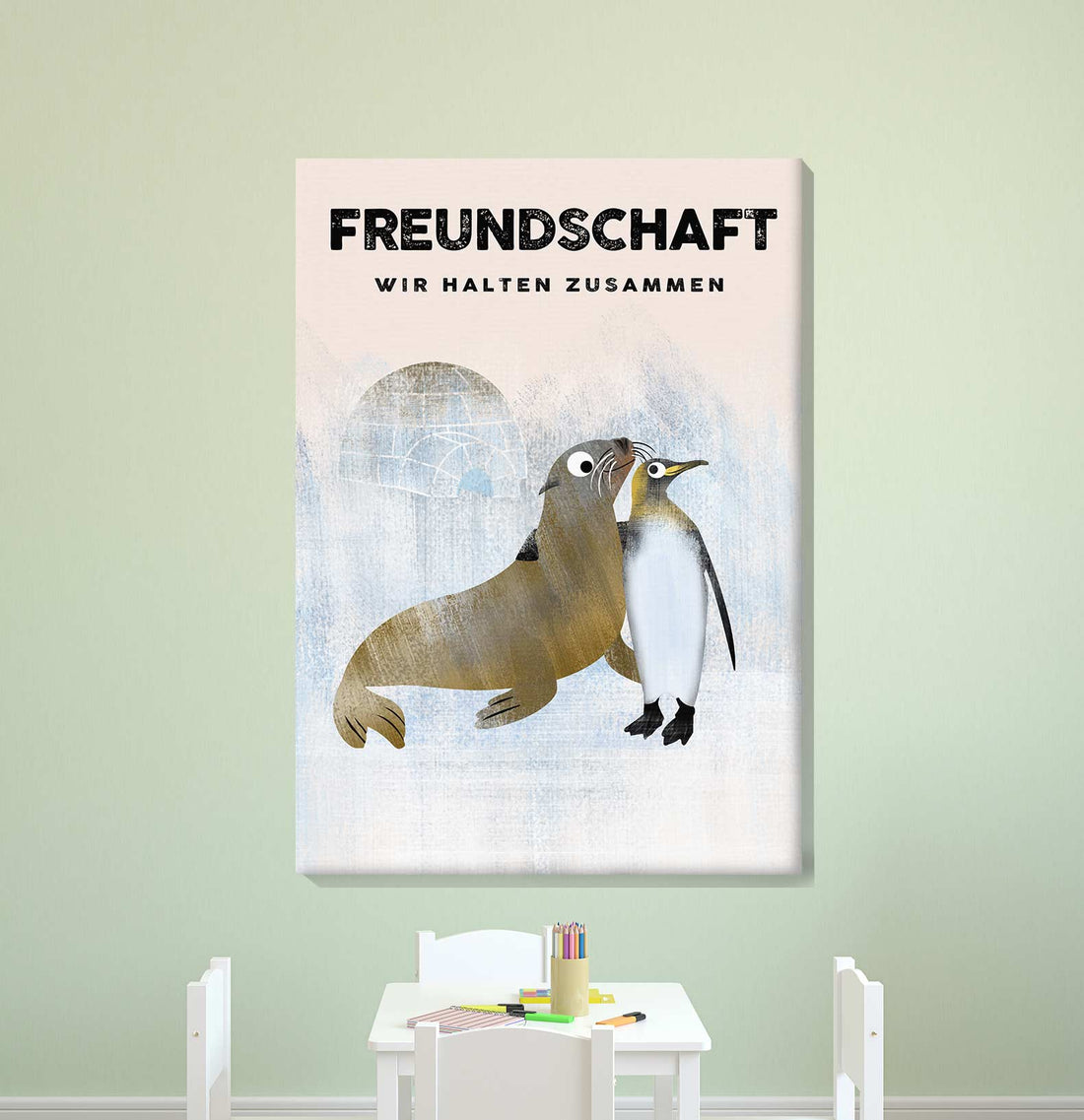 Zauberzukunft Sparpaket - 4er Leinwand Set - Kindermut