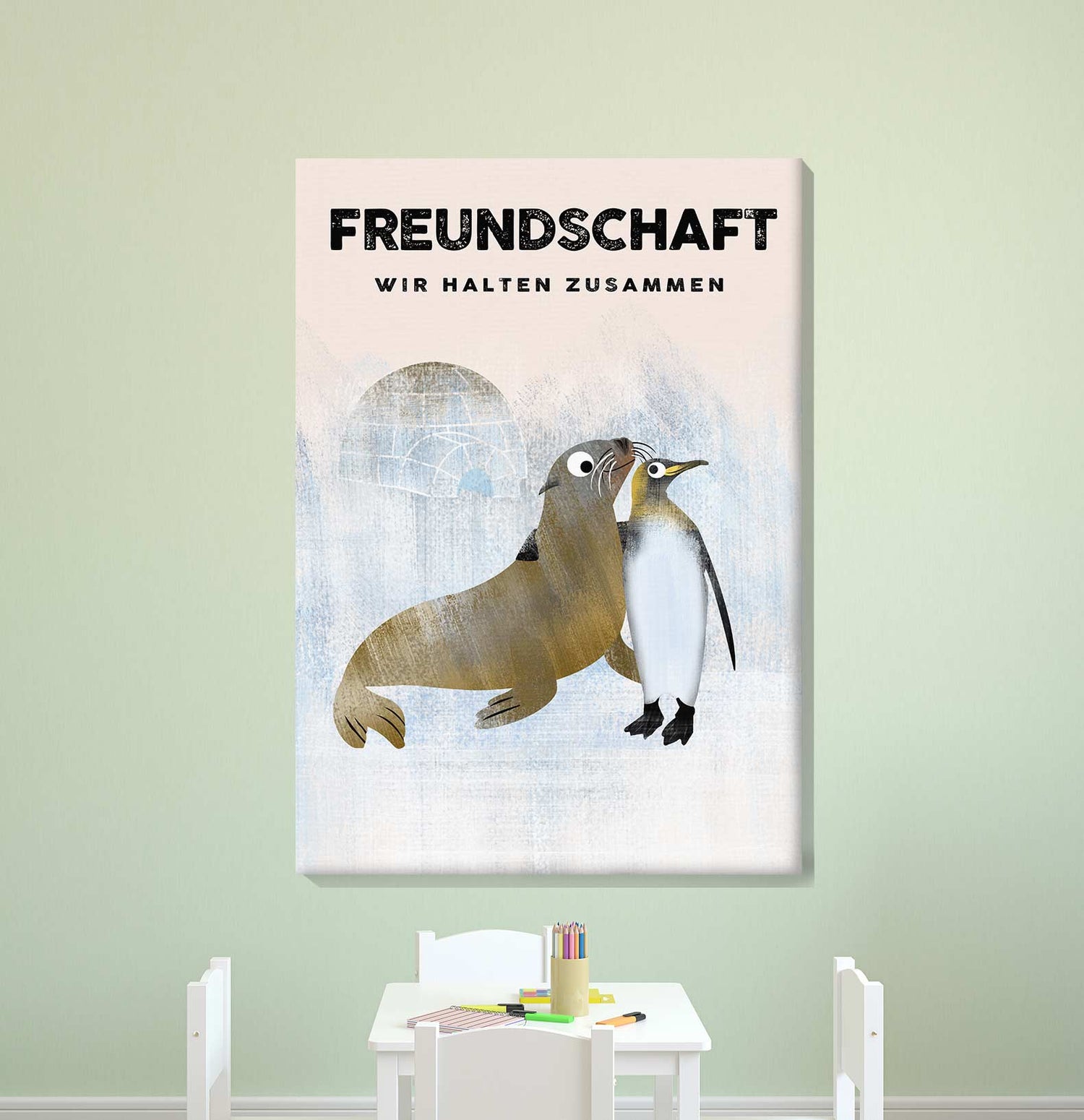 Zauberzukunft Sparpaket - 4er Leinwand Set - Kindermut